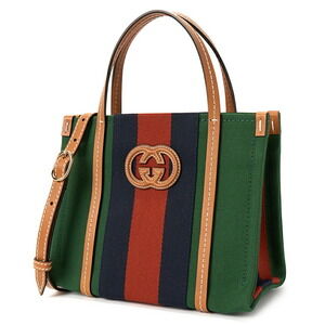 Gucci GG green Tote Bag Interlocking